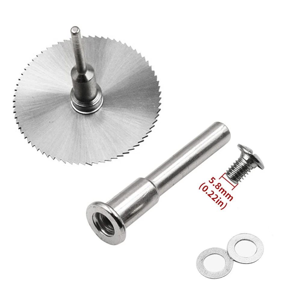 5 peças 3.17/6mm lâmina de corte biela parafuso de aço haste de mandril para corte polimento roda ferramentas elétricas acessórios