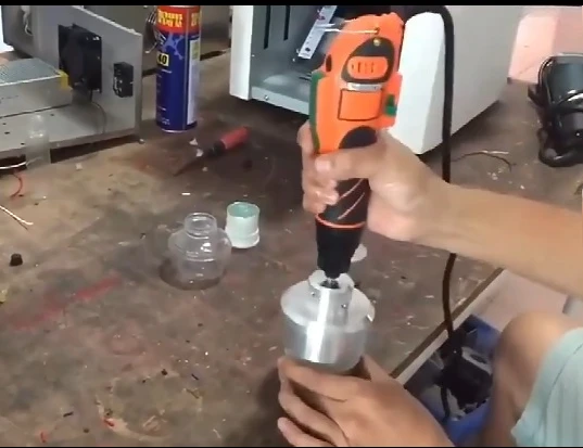 SY-27 Handheld Capping Machine Electric Manual Dual-use Single Head Bottle Cap Sealer