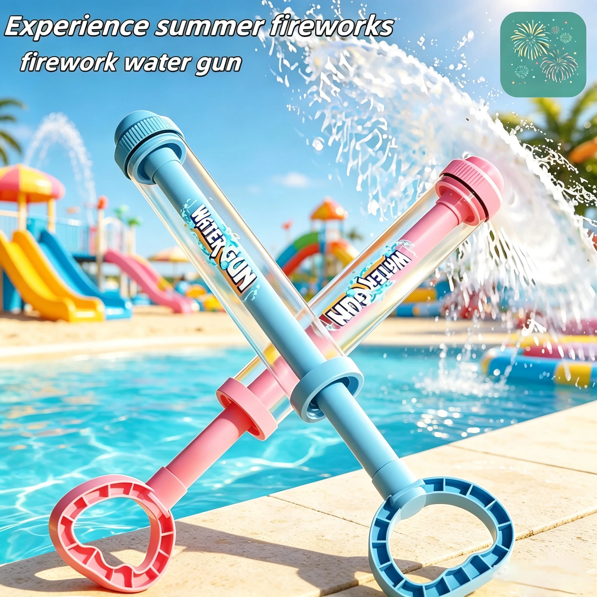 Umbrella-Shaped Water Gun - Outdoor Beach Water Gun Toy - Beach Small Water Gun - Children's Raft Toy - Gift for Summer Battle