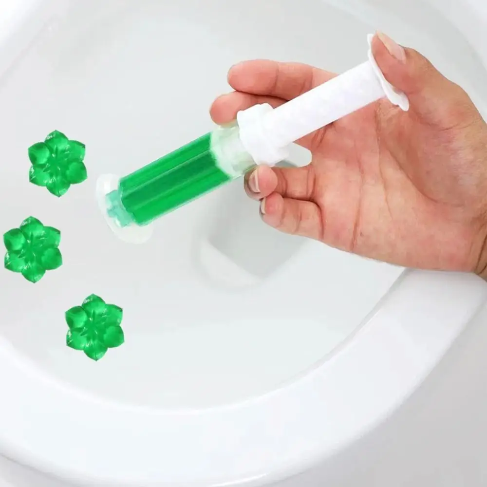 2024 Aroma Flower Toilet Cleaner Gel Needle Detergent Toilet Cleaning Detergent Air Freshener Remove Odors Home Bathroom Tools