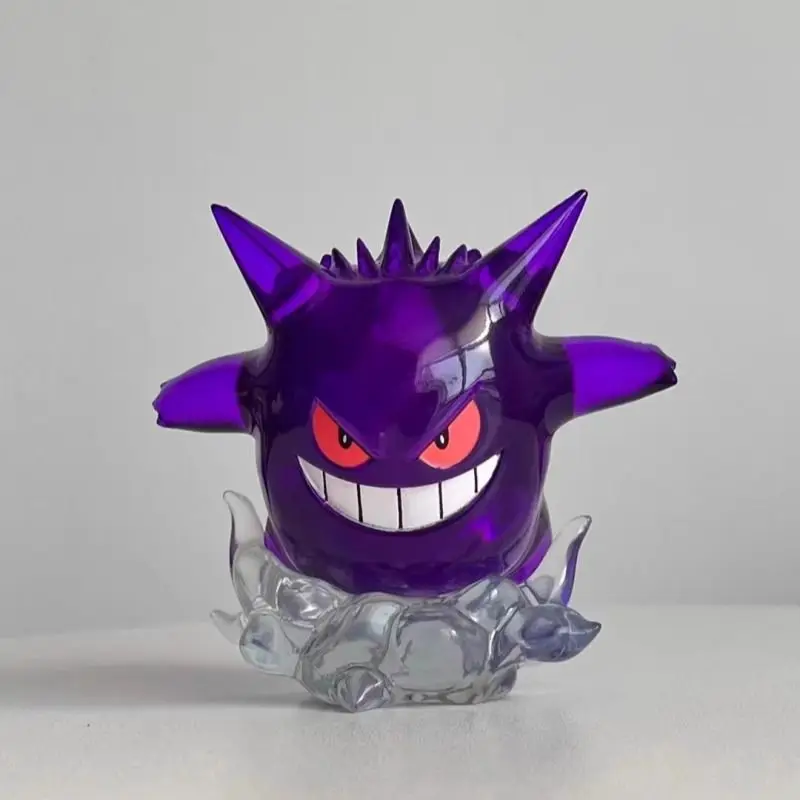 Nouveau 8 cm Pokemon Figure ronflex Gengar figurine transparente Statue Anime modèle poupée décoration jouets à collectionner cadeau Pvc