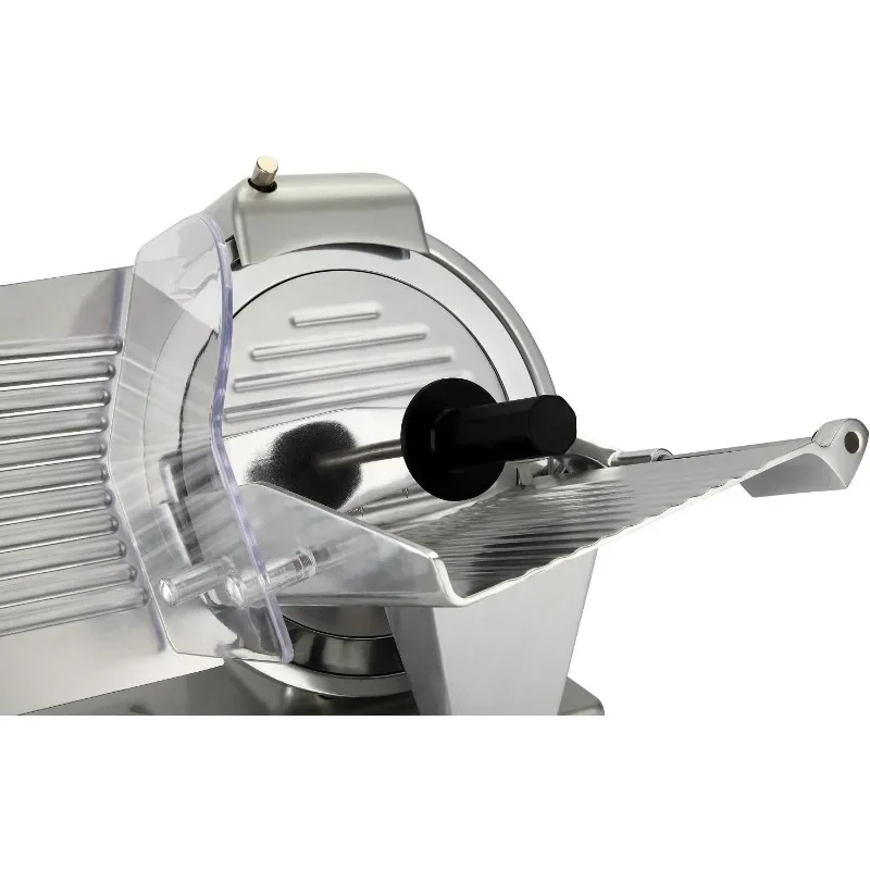 Lâmina de aço elétrica cromada, Deli Meat, Queijo Food Slicer, Comercial e para uso doméstico, 240W, 10 ", BESWOOD250