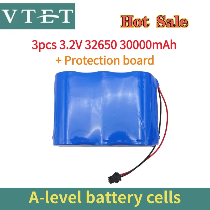 2024 New Solar Lamp Battery 3.2V Large Capacity Lithium Battery Solar Street Lamp Floodlight Battery with Protection Panel BMS