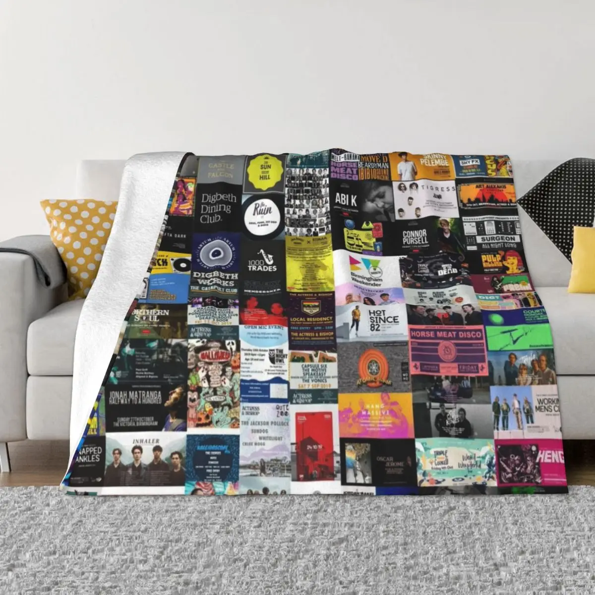 

Musicals Collage Throw Blanket For Baby Quilt Blankets