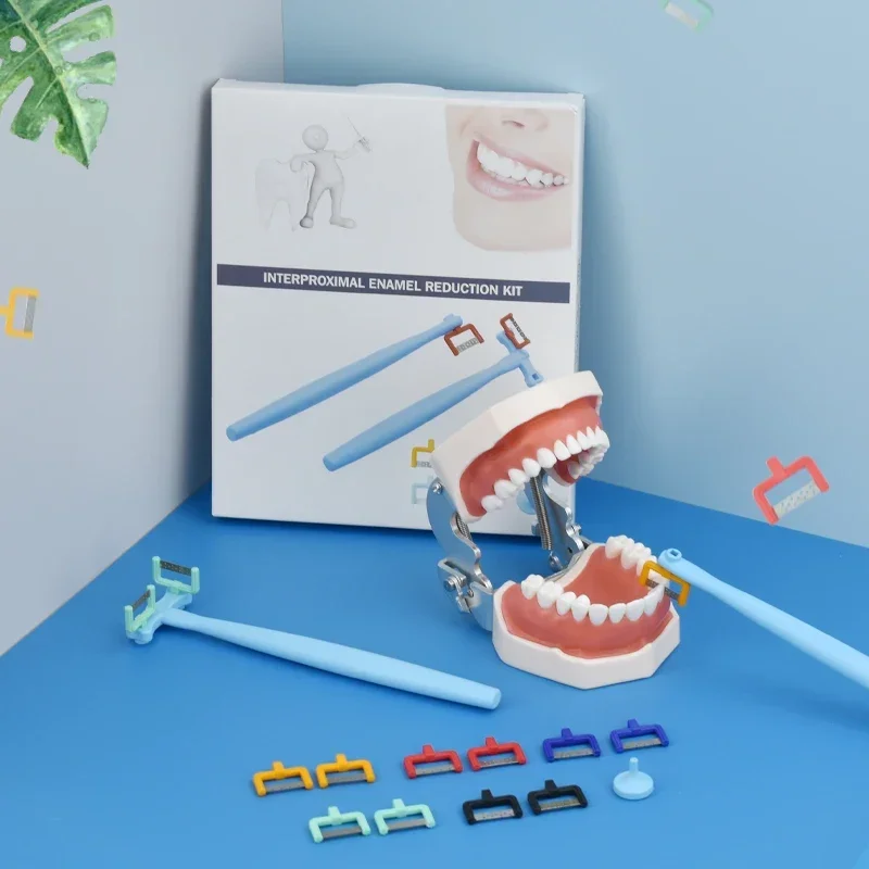 

Dental Orthodontics Adjacent Surface Polishing and Descaling Dental Cleansing Set Manual Tool Repair and Polishing Sands