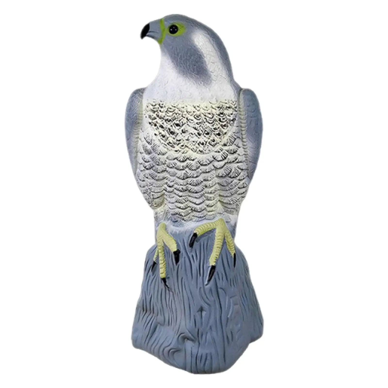 Garden Eagle Ornament Fake Hawk Decor Decorative Bird Repellent Realistic Simulated Decor for Pathway Outdoor Lawn Backyard