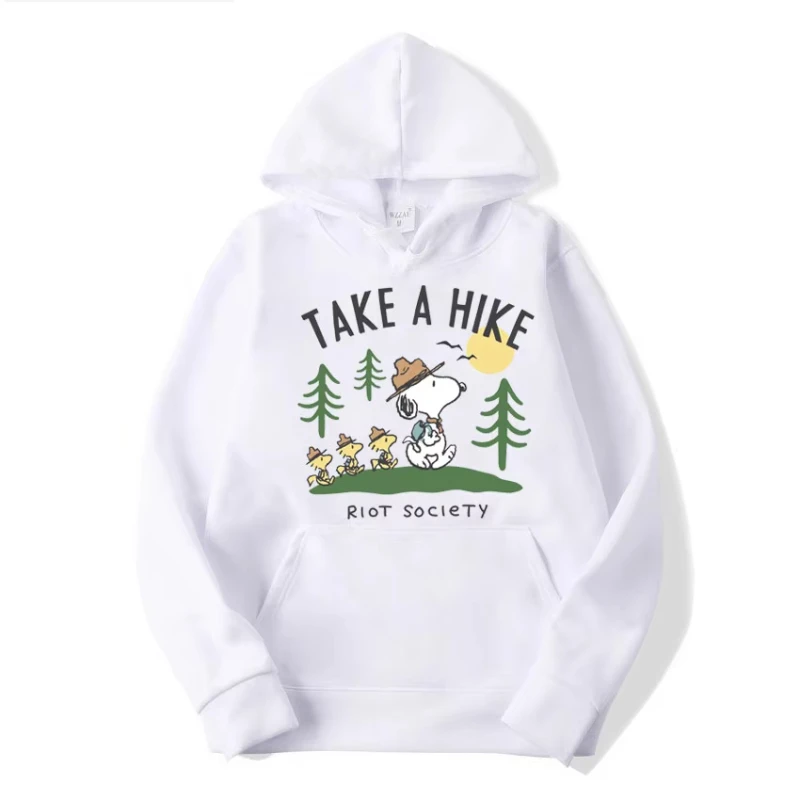 

Толстовки Snoopy Riot Society Harajuku, повседневная уличная одежда для мужчин и женщин, верхняя одежда, блузка, толстовки, стильные забавные толстовки для отдыха