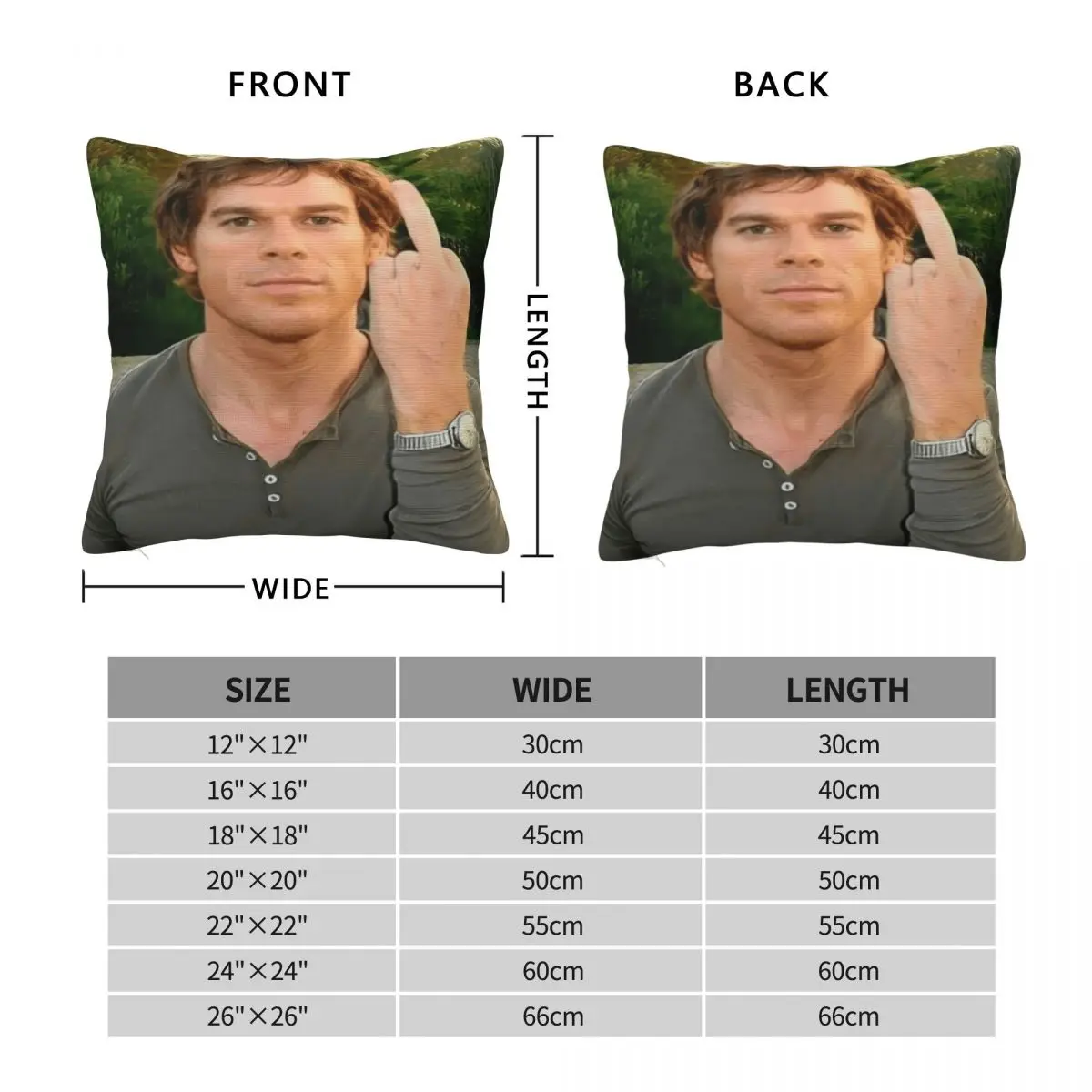 ديكستر مورغان كيس وسادة غطاء الوسادة مربع الرسم وسادة غطاء الأزياء سادات لكرسي غرفة المعيشة