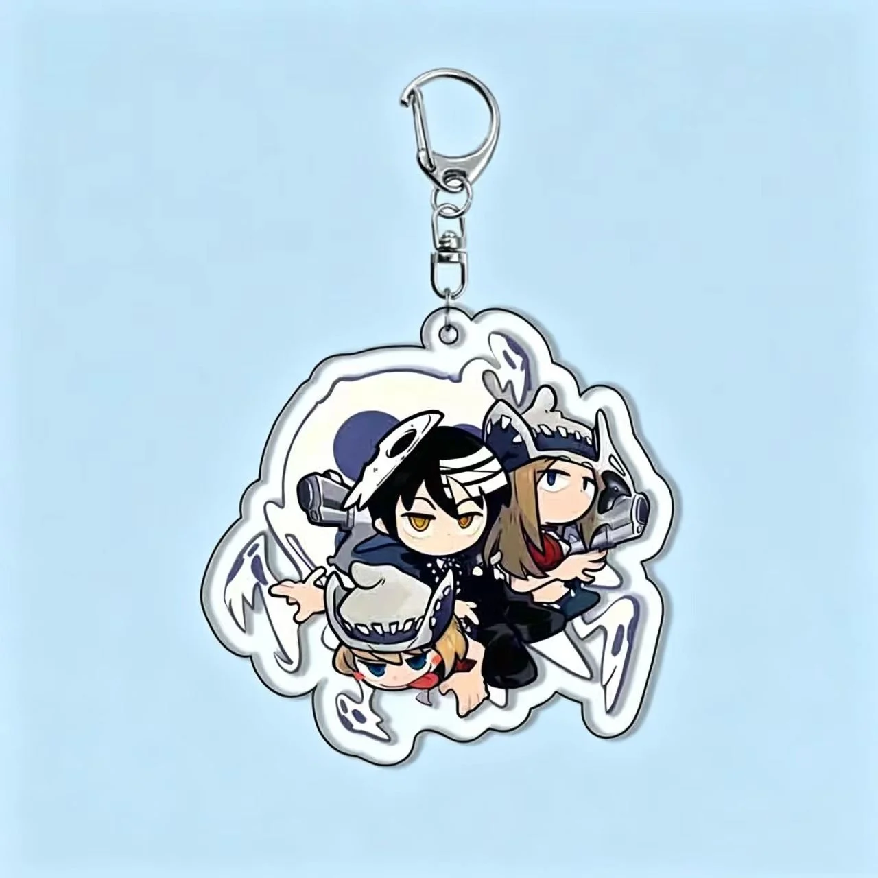 SOUL EATER Anime Acrylic Keychain Crona Maka Black Star Medusa