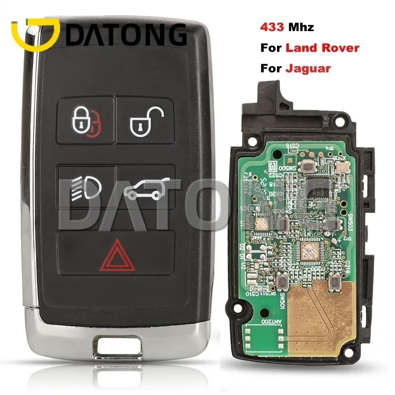 

CHANKey Remote Car Key 433Mhz For Jaguar F-Pace F-Type Xe Xf XJ Atualizado 2018 Land Rover Range Sport Lr4 Vogue