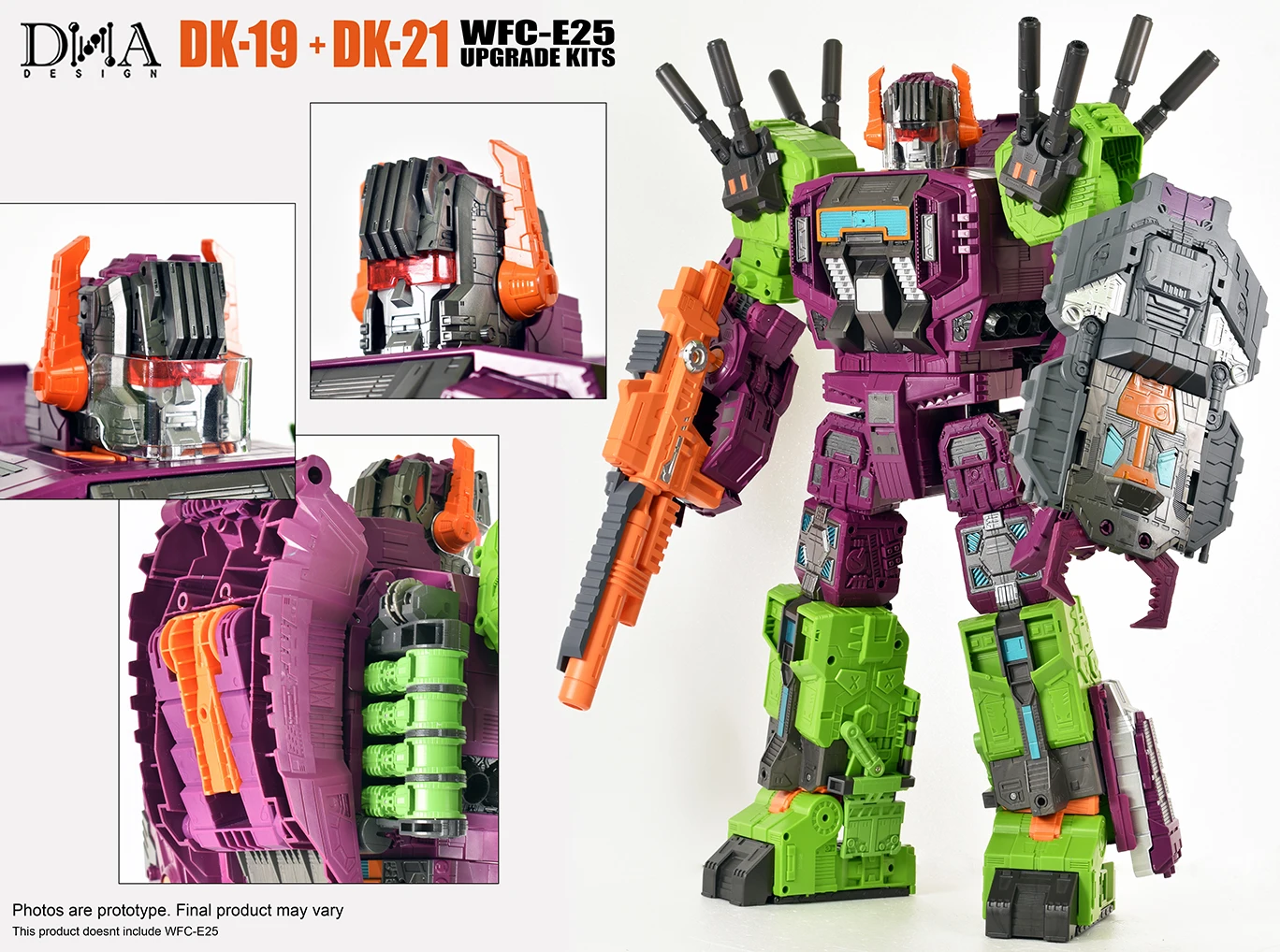 DNA DK-19/DK-21/DK-23 WFC-E25 Siege Earthrise Scorponok Upgrade-accessoireset - Versie opnieuw uitgeven