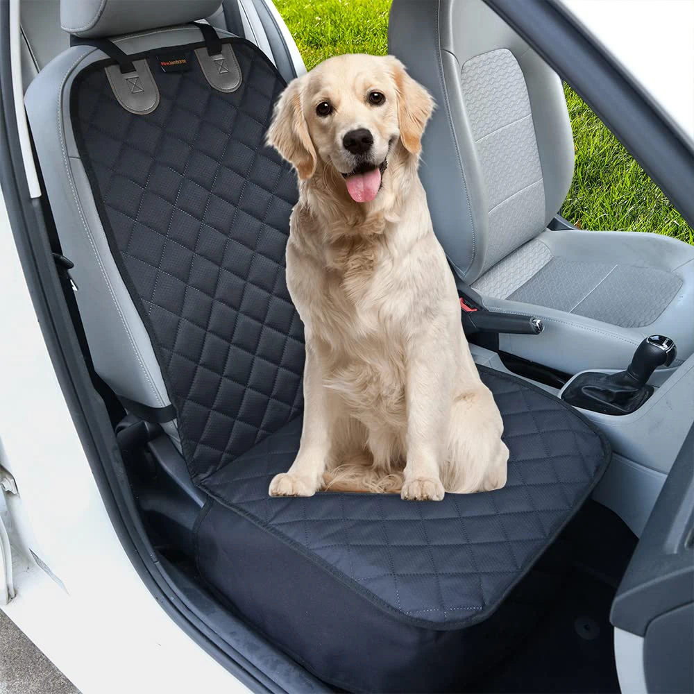 Dog Car Seat Cover Pet Front Cover Waterproof Non-slip Front Seat Dog Seat Cover for Car, Truck and SUV Front Seat