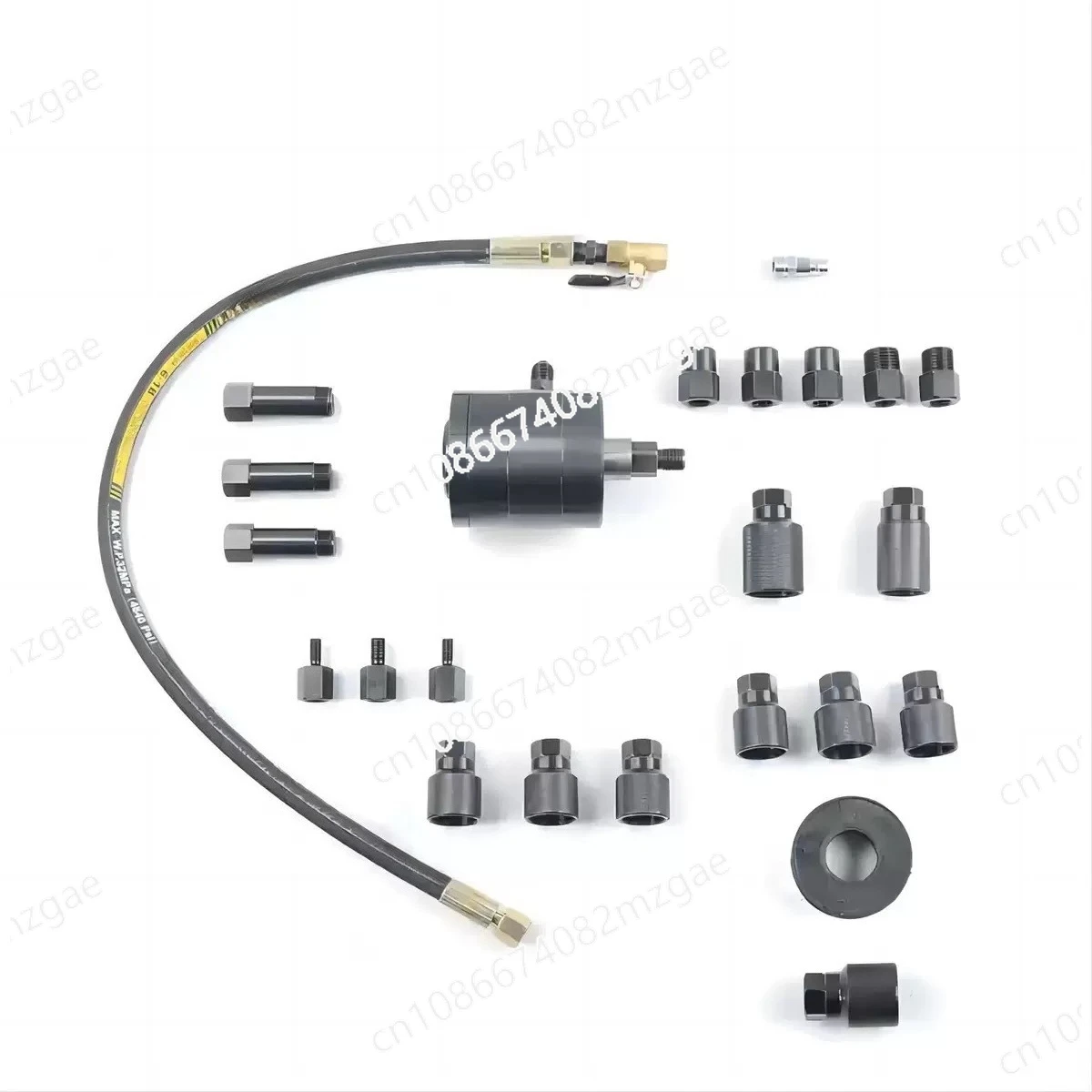 New Common Rail Diesel Fuel Injector Pneumatic Puller Hammer Remover Tool Pneumatic Removal Puller Combination Kit Professional