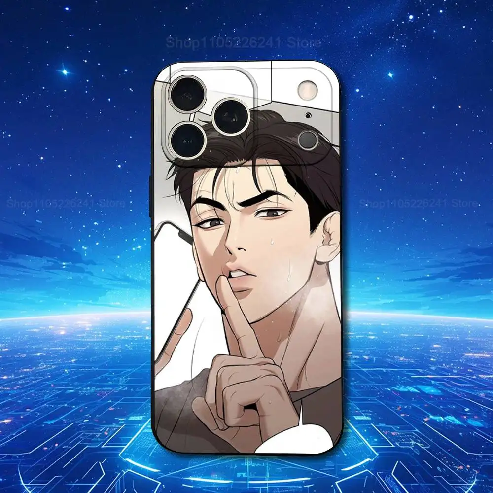 J-Jinx JaekYung Kim-Dan لطيف آيفون 13,17,11,12,16,14,15,Plus,Pro Max,XS,X,XR,SE,Mini,8,7,Soft سيليكون حافظة هاتف سوداء