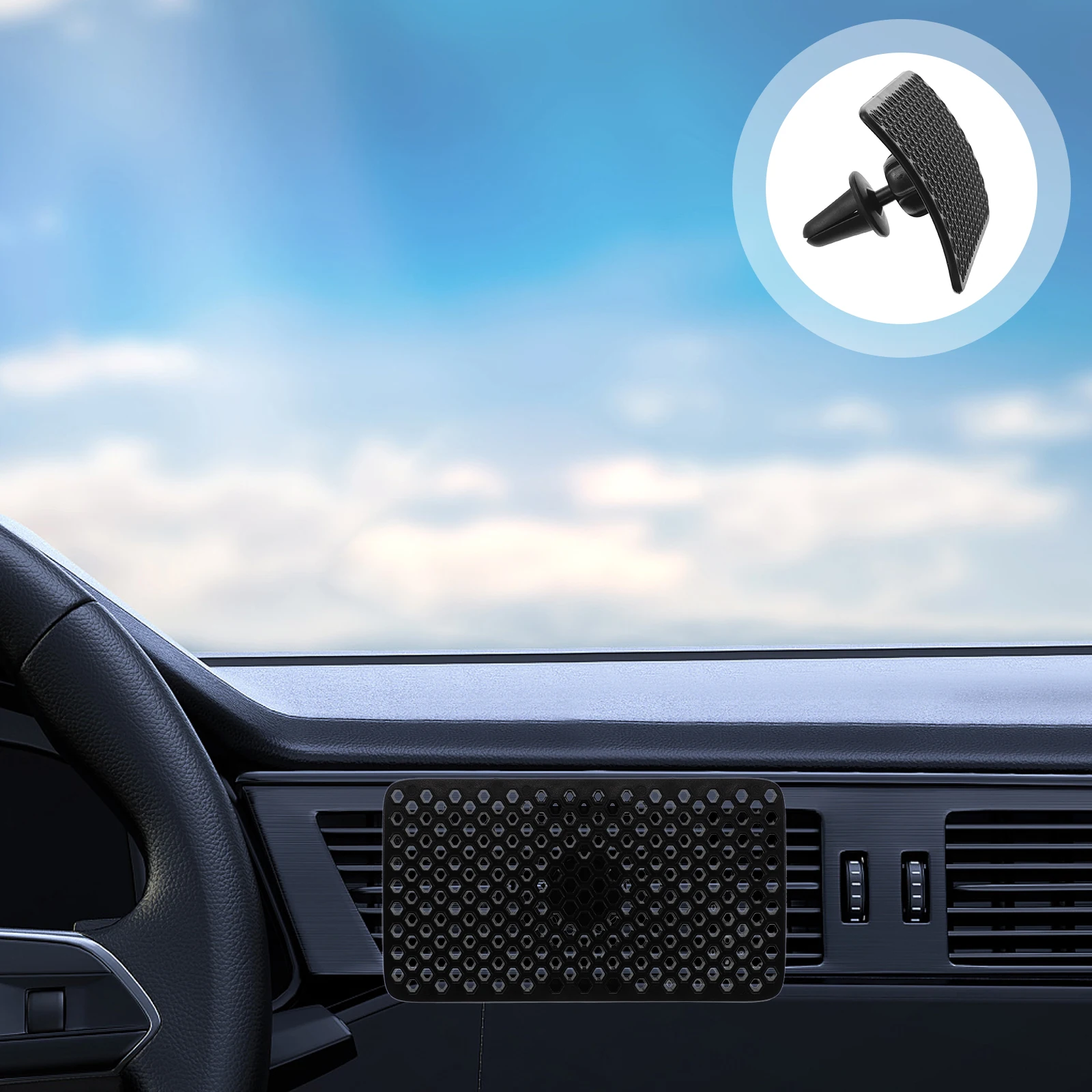 

1 Set Vehicle Air Conditioner Wind Deflector Baffle For Car Interior Vent Outlet Durable Plastic Airflow Management Comfortable