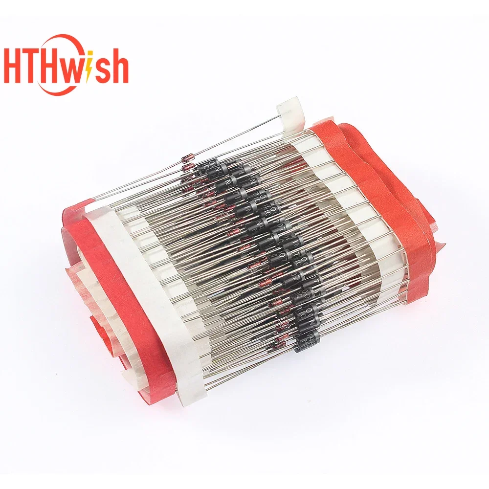 200pcs/350pcs Diodes Assorted Kit Schottky Diode / Rectifier Diode1N4148 1N4007 1N5822 FR107 FR207 Diy Electronics