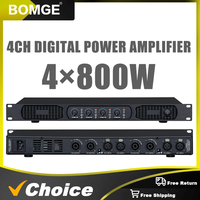 Digital professional 4-channel power amplifier home theater subwoofer DJ stage hall karaoke