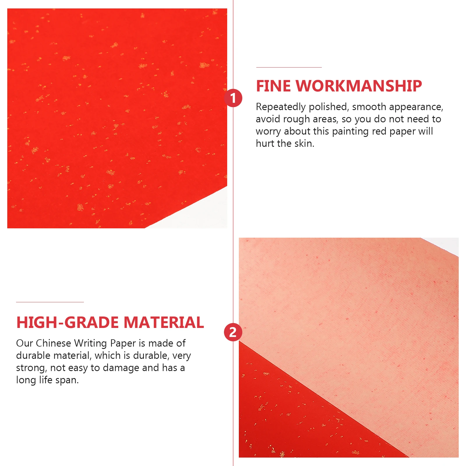 

1 Roll Red Chinese Blank Writing Durable Festive Party Character Diy New Decorative Writing Paper Year Red Paper