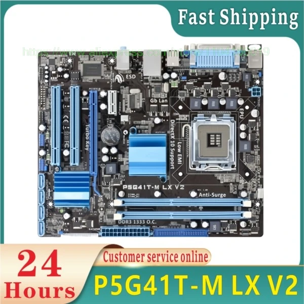P5G41T-M-LX V2 Motherboard G41 LGA 775 Micro ATX: Recensione Pratica e Analisi per Utenti di PC Vintage