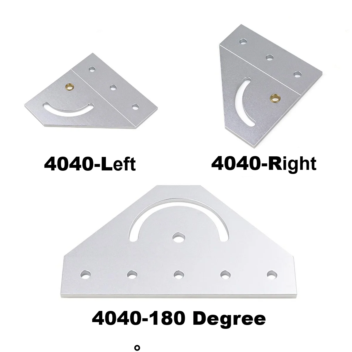 1PCS 90 Degree 180 Steering Connecting Plate 4040 Connector Locking Block For 4040 V-slot Aluminum Profile Angle Holder view 5