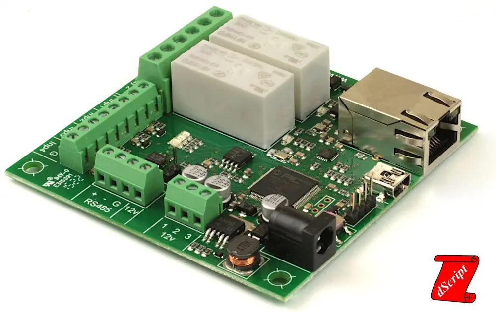 DS2242 - 2 X 16A Ethernet Relay Expansion Module Relay Module Development Board