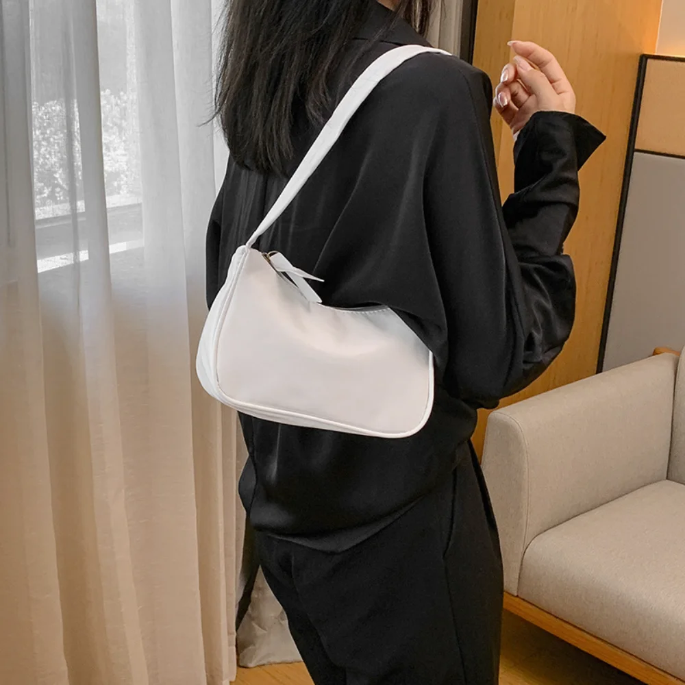 

Underarm Handbag Vintage Pu Shoulder Bag Women'S Shoulder Bag Fashion Fashion Armpit Bag For Travel Business Women