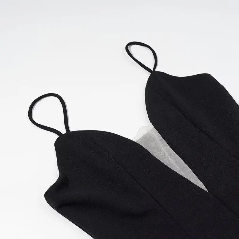 女性のセクシーでキュートな V ネック水玉模様のパッチワークミニドレスサマーパーティーノースリーブカクテルドレスボディコン