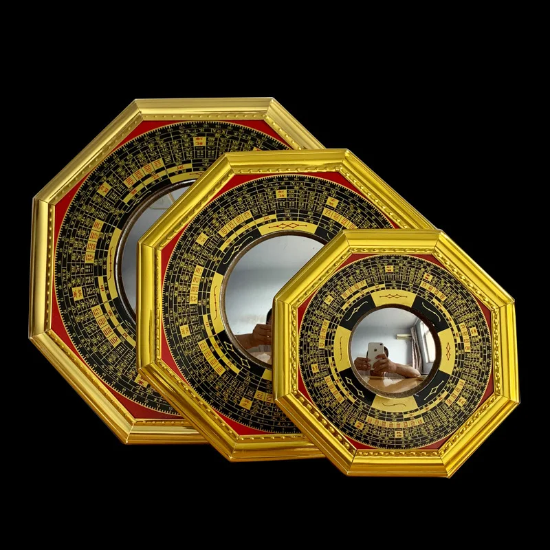 Compass Ba Gua Convex Mirror Concave Compass Craft Pendant Home Decoration