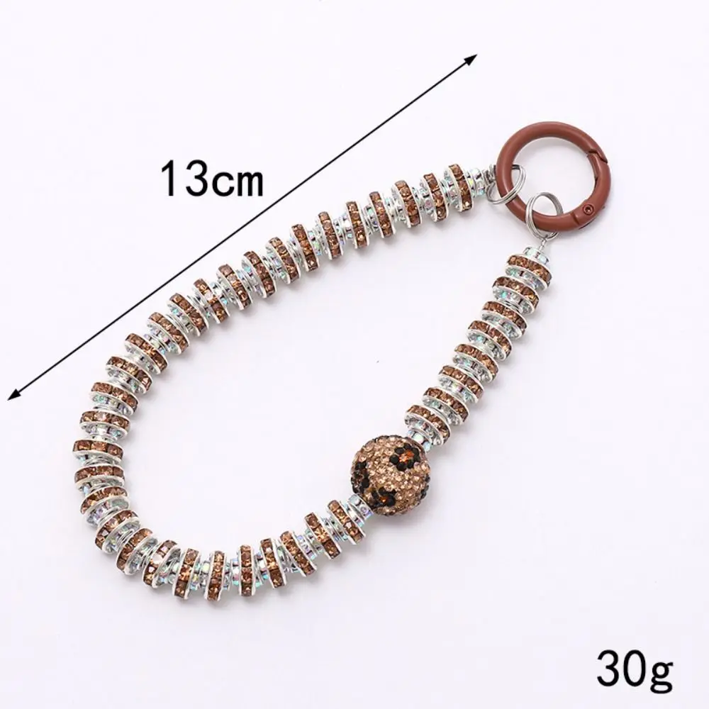 Color Diamond Diamond Phone Strap Rhinestone Anti Loss Mobile Phone Lanyard Wrist Chain Short Style Cellphone Chain