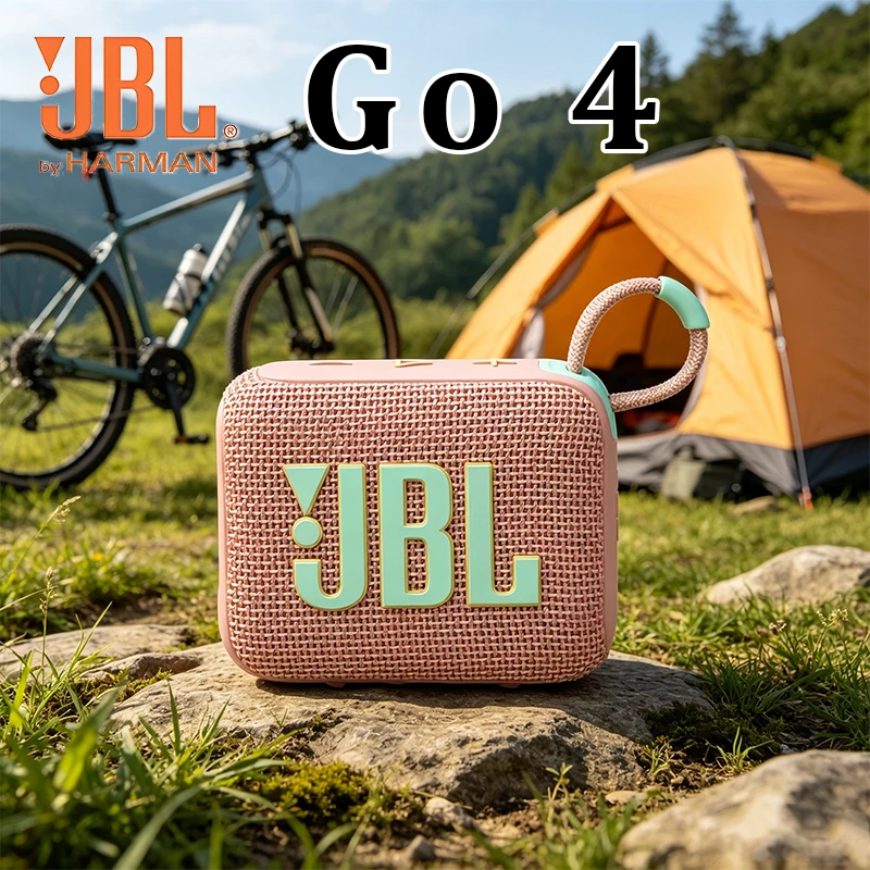 JBL GO4, Altavoz Bluetooth Inalámbrico de Cuarta Generación, Resistente al Agua y al Polvo, Portátil para Interiores y Exteriores, con Subwoofer
