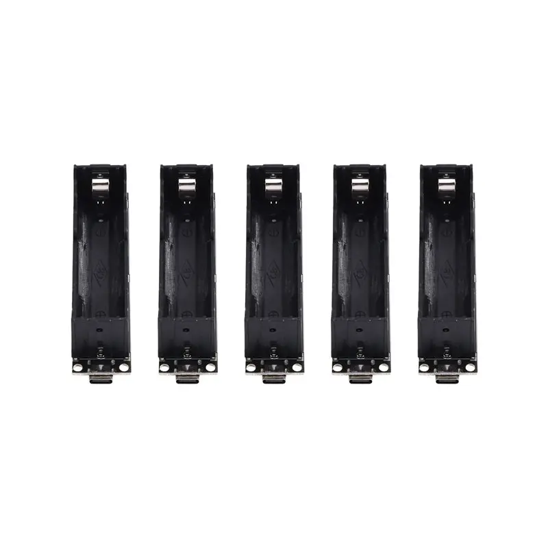 ABYN-5Pcs Type-C 18650 Lithium Battery Boost Step Up Module 18650 Lithium Battery UPS Boost Module For MCU Router DIY 12V