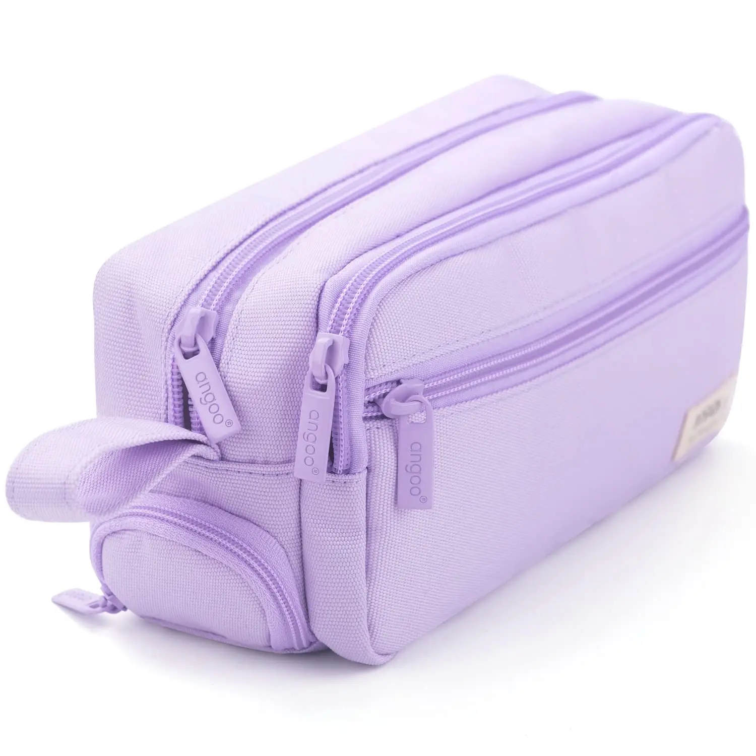 Macaron Color Large Capacity Pencil Case Multi Layer Compartments Eco Friendly Material Zipper Closure for School Storage Bag