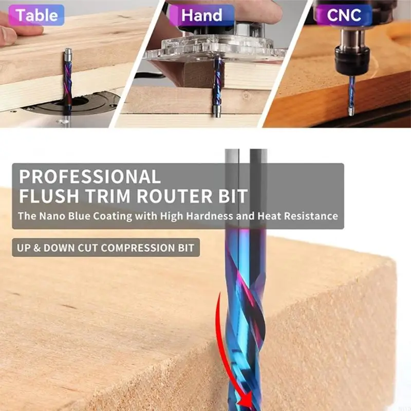 

Смесь высокой твердости, бит для доступа к триммеру, синее покрытие для деревообрабатывающих станков M4YD