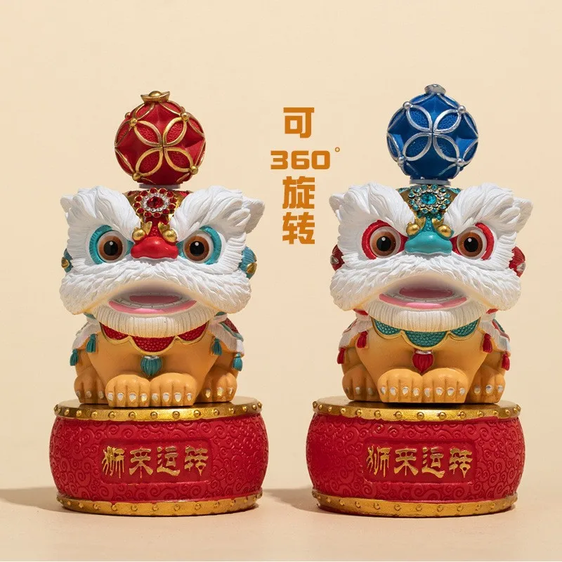 Lion Dance Awakening Lion Ornament Desktop Tea Pet Creative Craft