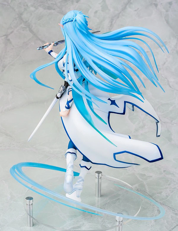 23cm Anime Figure Toys Sword Art Online Yuuki Asuna 1/7 Scale ALO Ver. water Elf PVC Action Figure Toys Collection Model Gift