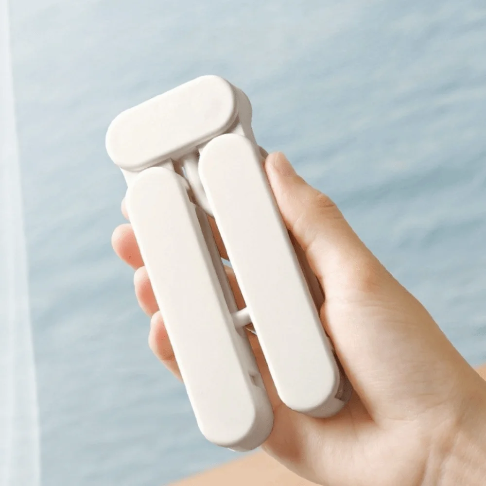 Multi-functional Mini Size Foldable Clothes Hanger Expanded Space Saving Travel Hangers Non-Slip Portable Pant Clips Travel