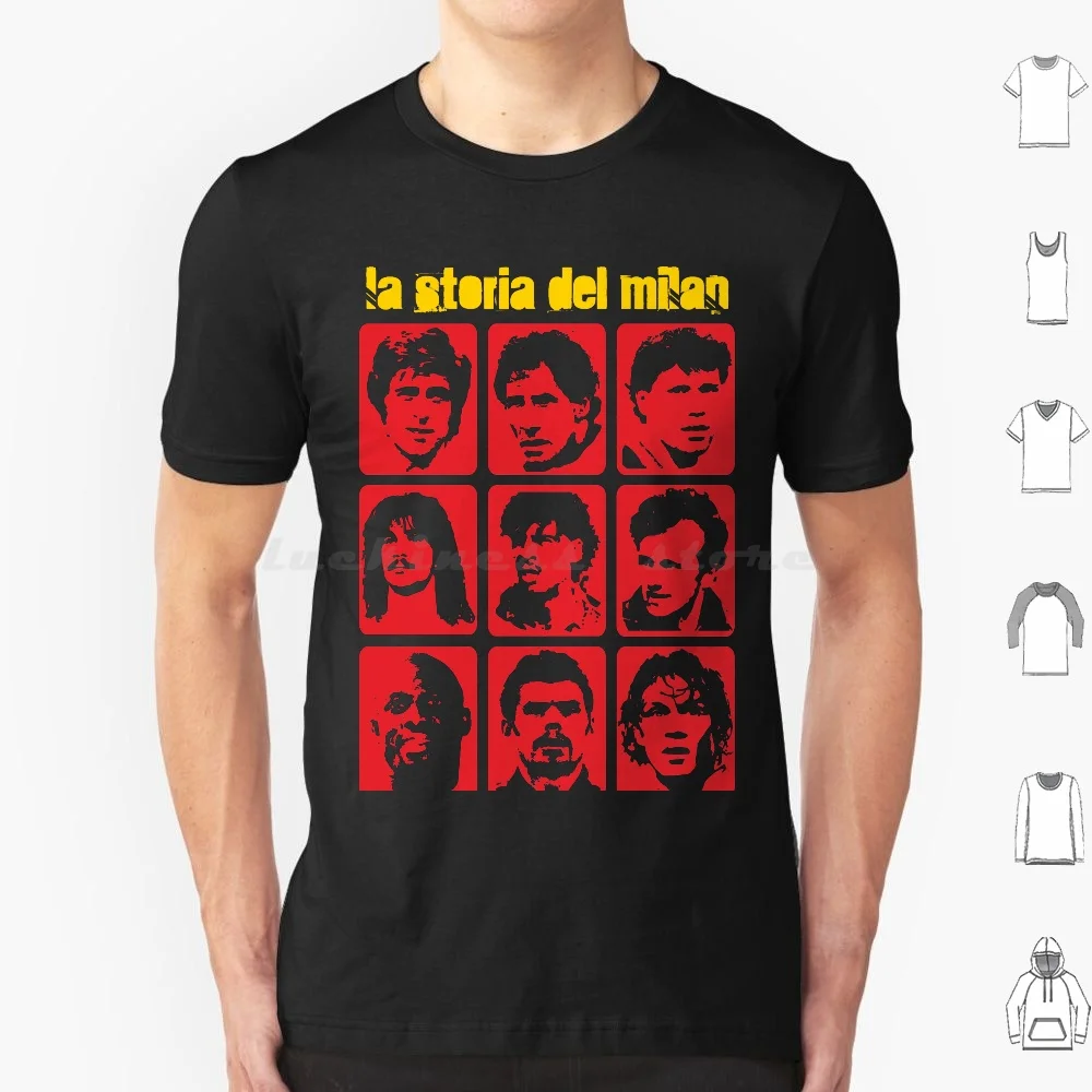 La Storia Del-Legend T Shirt 6xl Cotton Cool Tee Acm Acm1899 San Siro Paolo Maldini Maldini Maldini Il Capitano Legend Football