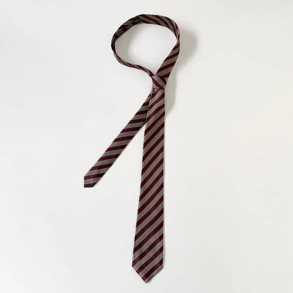 Clothing Decoration Korean Striped Tie Stripe Y2K JK Uniform Necktie Printed Harajuku Style Belt Accessories Daily