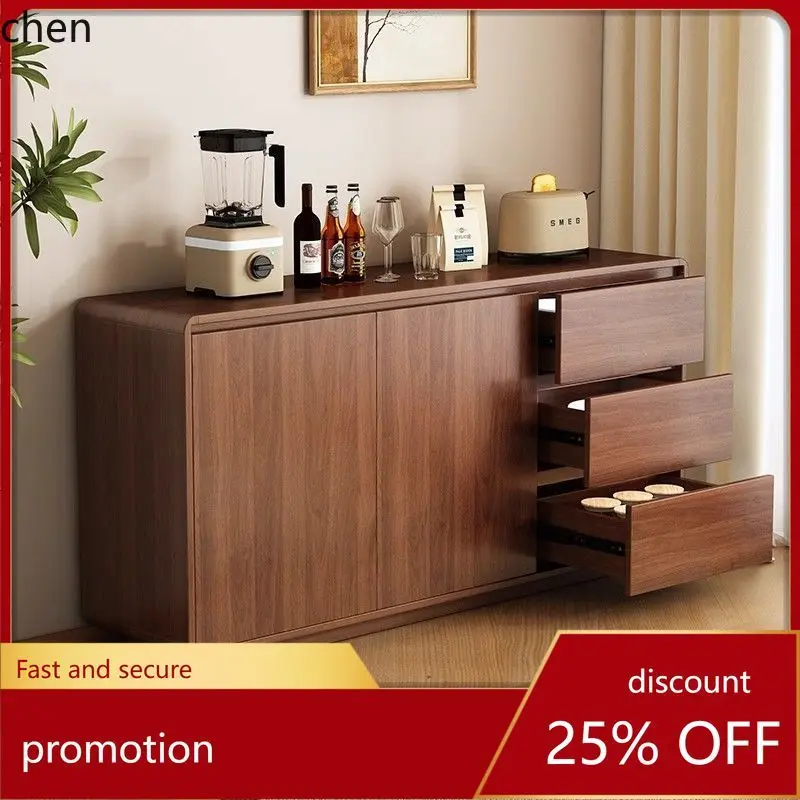 HT Sideboard Cabinet Wall-Mounted Integrated Kitchen Storage New Chinese Style Ultra-Thin  Side Cabinet Storage Cabinet