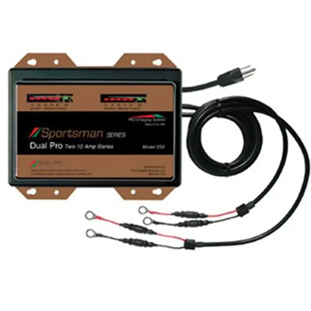 

10A 2-Bank Charger Efficient Charging Solution Sportsmen