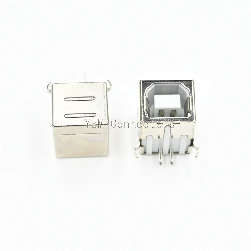 10pcs B Typ Usb-buchse Anschluss Drucker Anschluss Buchse Buchse Rechtwinklige Platine Stecker Db90
