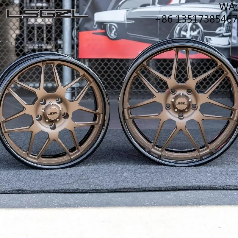 New Forged 15-24 Inch Racing Car Wheels Rim 5x120 5x114.3 for Z06 McLaren Tesla