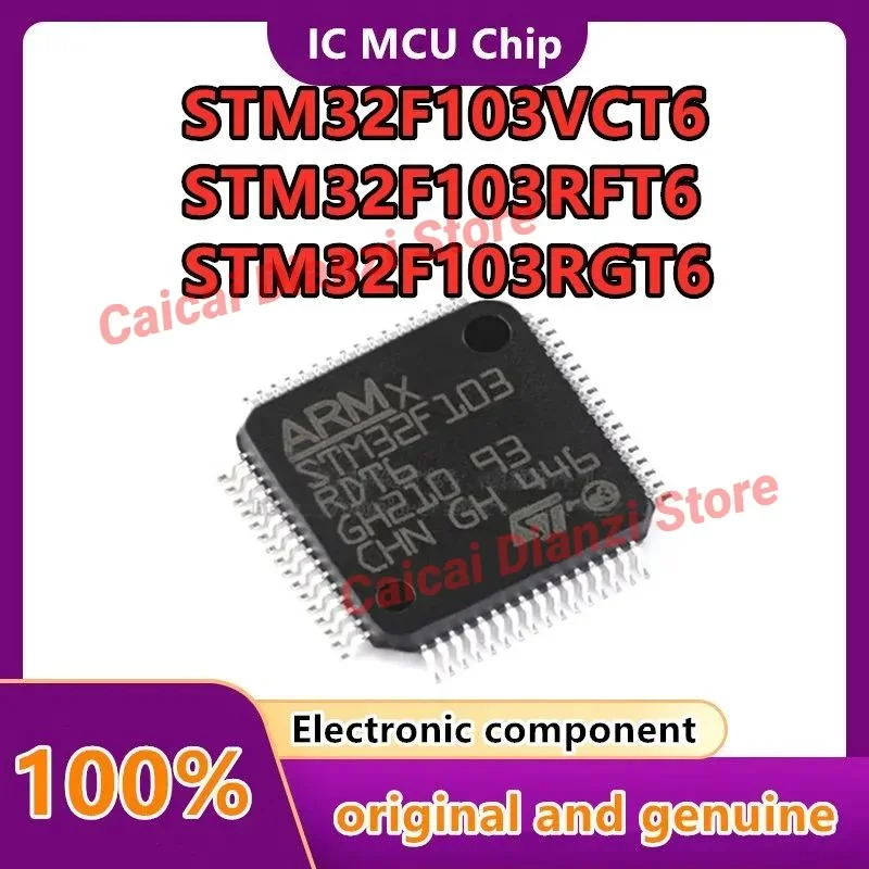 STM32F103C6T6A, STM32F103C8T6, STM32F103RFT6, STM32F103RGT6, STM32F103RBT6, STM32F103CBT6, STM32F103RET6, STM32F103RDT6