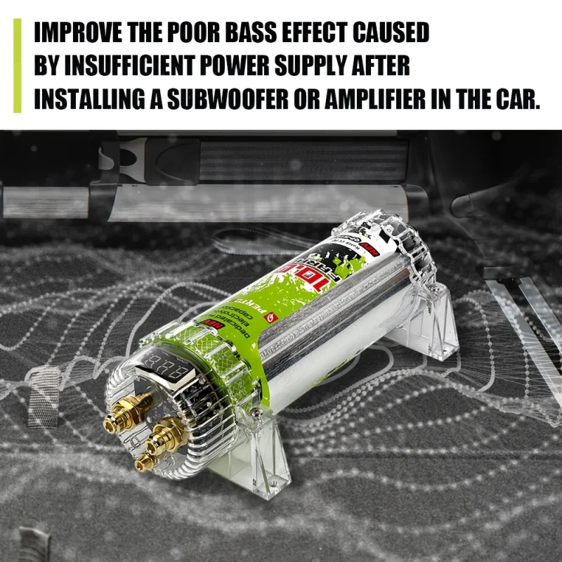 10.0F Special audio capacitors for new energy vehicles，Audio power capacitor amplifier voltage regulator， Compensates for the po