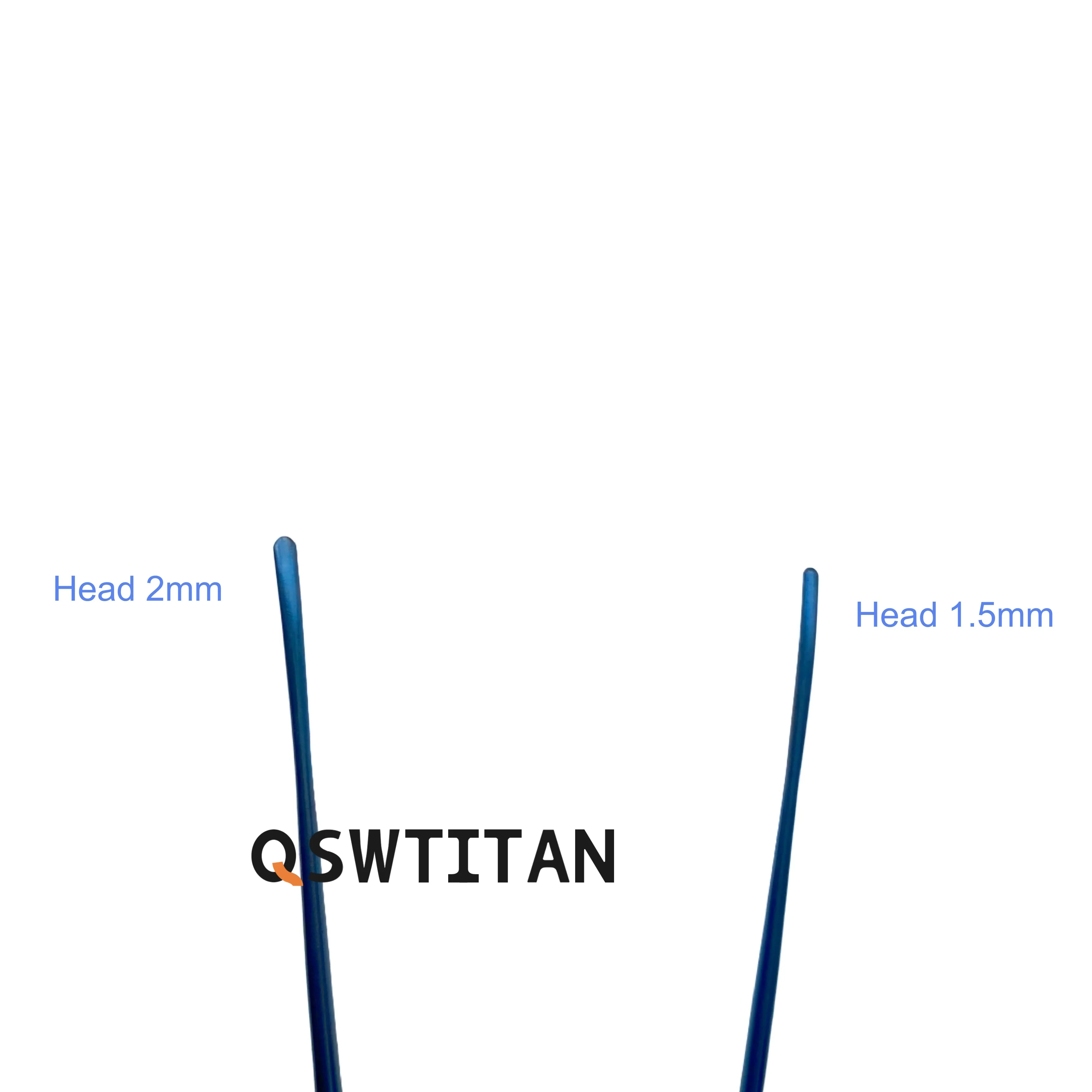 QSWTITAN Micro Spatula Dissectors Micro Curette Microscopic knife for Neurosurgery Instruments Titanium