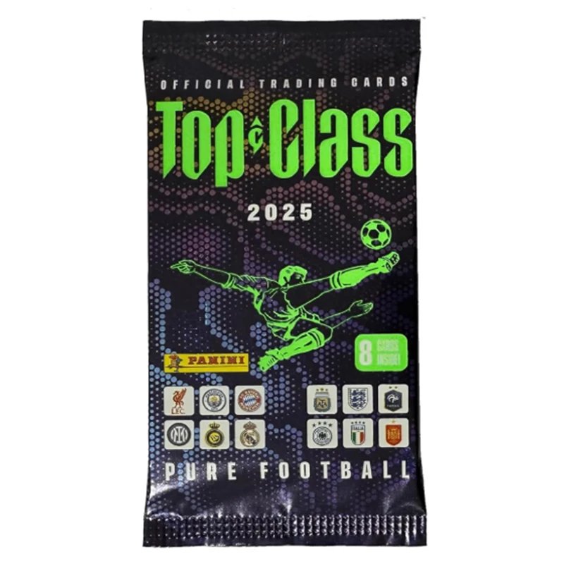 2025 시즌 파니니 탑 클래스 축구 트레이딩 카드 부스터 팩 - 한정판 시그니처 볼 슈퍼스타 컬렉션 팬 선물