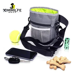 Riñonera portátil para entrenamiento de perros, bolsa de bolsillo para almacenamiento de alimentos para mascotas, bolsas de cintura de recompensa para alimentos, bolsa de entrenamiento para perros