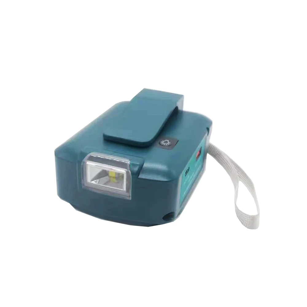 Dla Makita lampa LED dla Makita bateria BL1830 1430 1840 1860 1890 Typc-C QC3.0 Port USB 230lm 22.5W