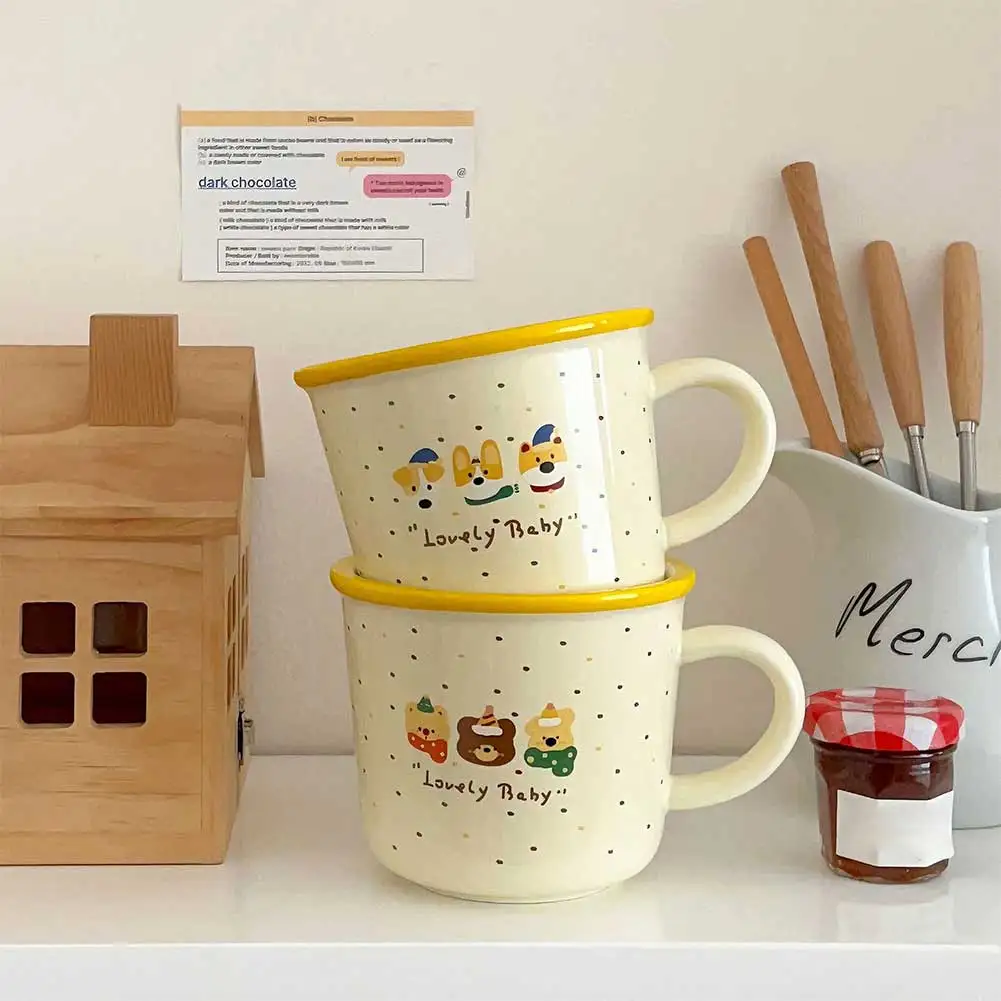 Cute Cartoon Milk Cup Hand-made Decorative Tea Coffee Cup For Home