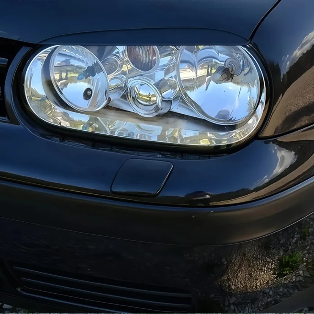 For Volkswagen Golf MK4 GTI R Variant 1997-2002 Headlight Eyebrow Eyelids Decoration Cover Perfect Fit No Cutting view 3